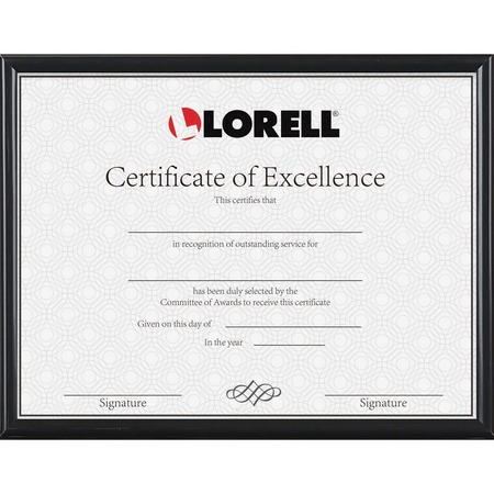 Lorell Certificate Frame 8.50" x 11" Frame Size Rectangle 49215